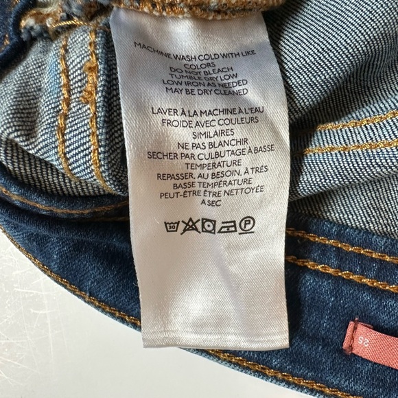 Pilcro Slim Boyfriend Jeans Women’s Size 25 Blue Denim Inseam 29 Made in Turkey - Picture 5 of 9